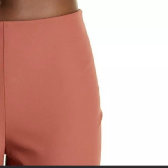 Theory Erstina B Pant Size 4 Deep Rose Approach Cropped - Picture 3 of 8